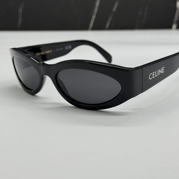 NEW CELINE CL40288I 01A BLACK WOMEN SUNGLASSES CELINE - Picture 8 of 11